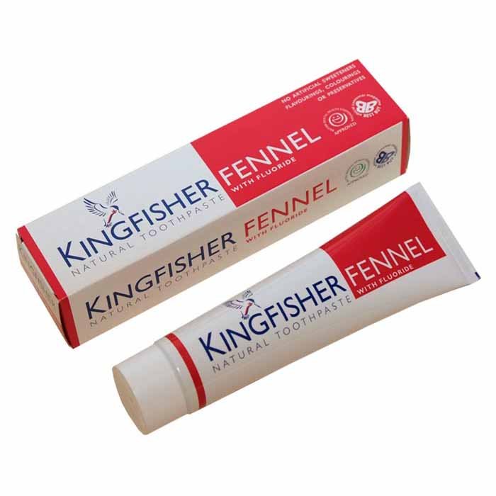 Kingfisher Toothpaste Fennel (Red) 100ml - Organic Delivery Company