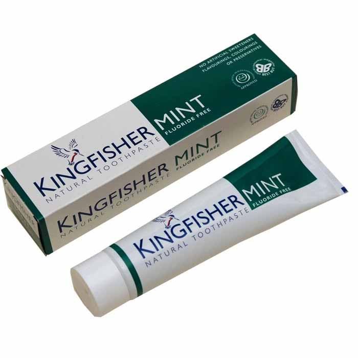 Kingfisher Toothpaste Mint (Dark Green) 100ml - Organic Delivery Company