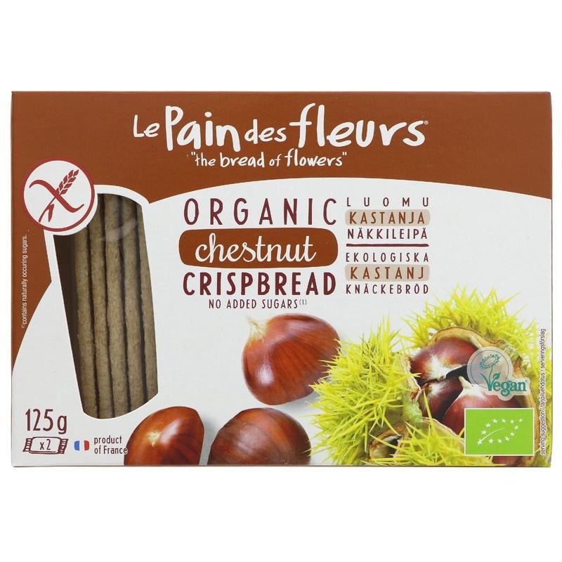 Le Pain Des Fleurs Chestnut Crispbread 150g - Organic Delivery Company