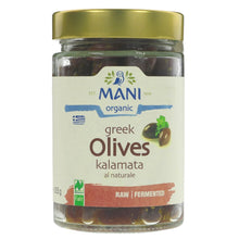 Load image into Gallery viewer, Mani Kalamata Greek Olives 205g - Organic Delivery Company
