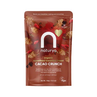Naturya Breakfast Boost Cacao Crunch 150g - Organic Delivery Company