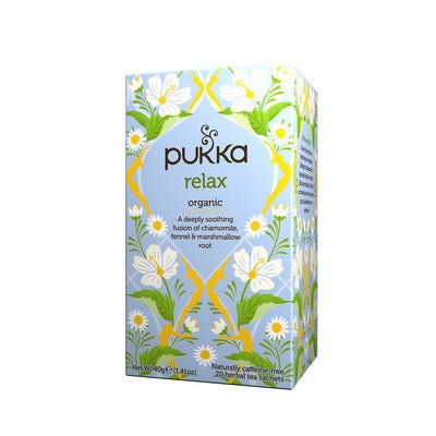 Pukka Relax Tea - 20 Bags - Organic Delivery Company