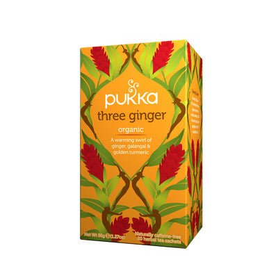 Pukka Three Ginger - 20 Bags - Organic Delivery Company