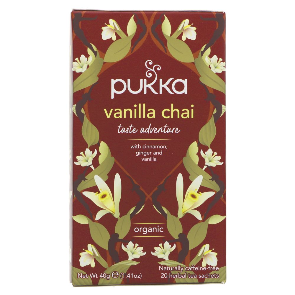 Pukka Vanilla Chai - 20 Bags - Organic Delivery Company