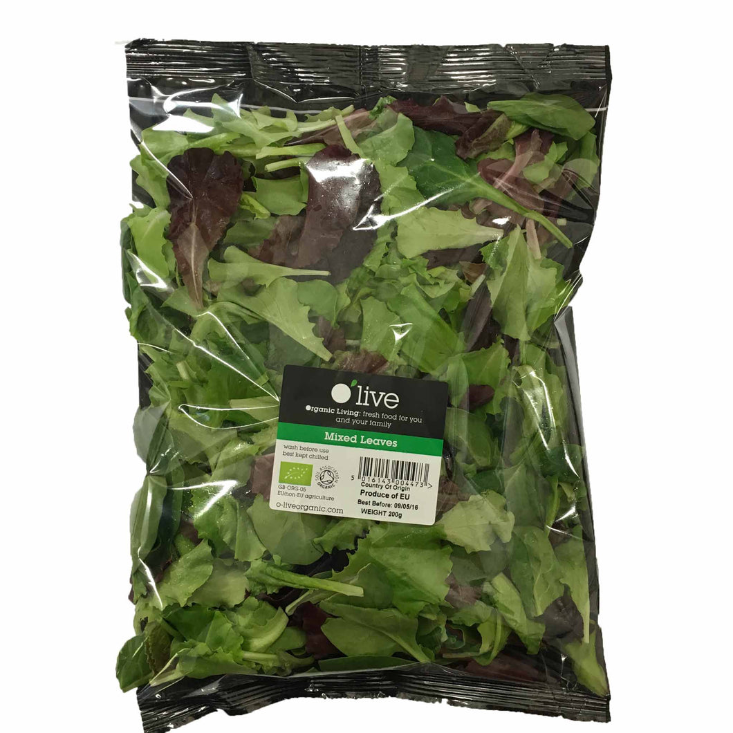 Salad Mixed Leaves 200g - Organic Delivery Company