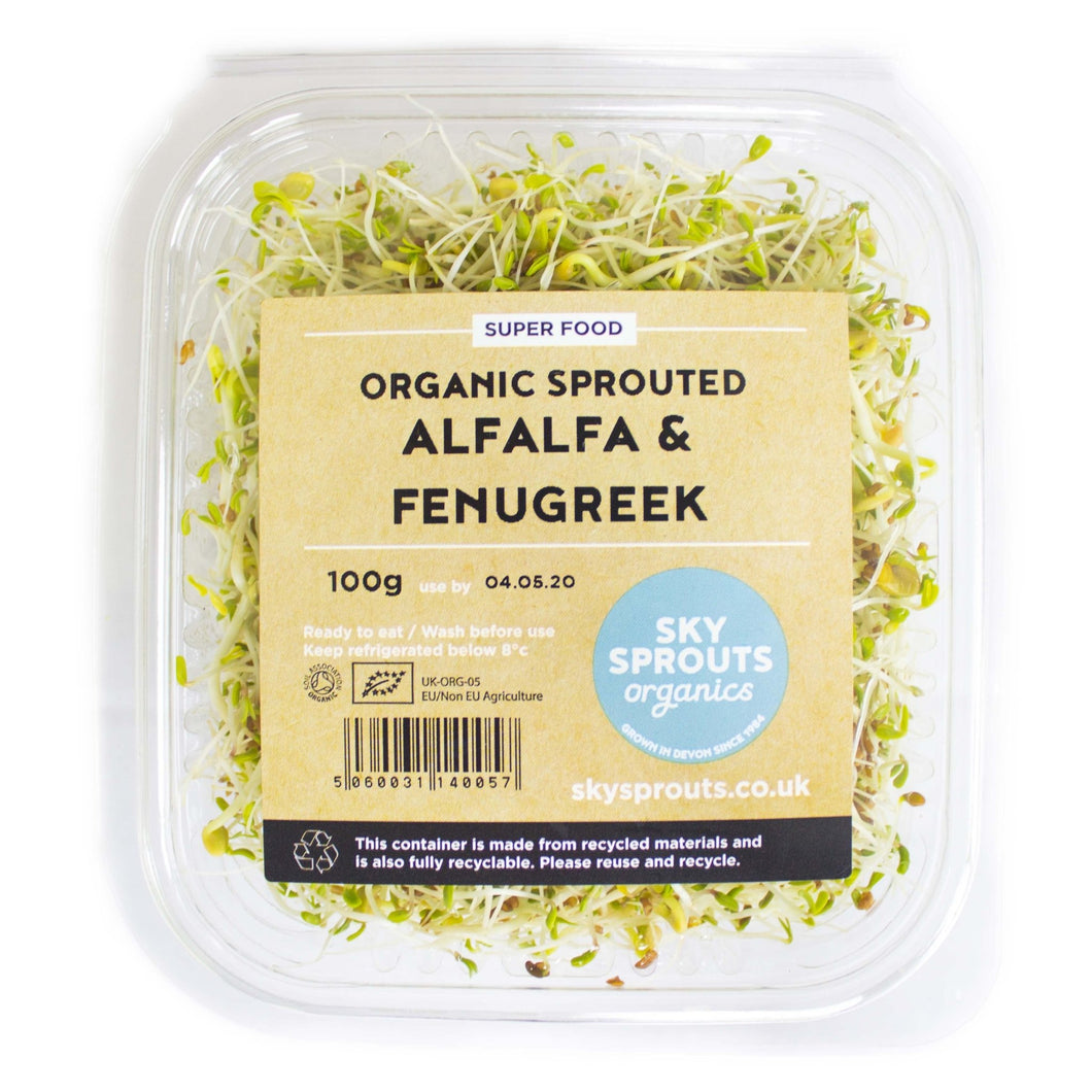 Sky Sprouts Alfalfa & Fenugreek 100g - Organic Delivery Company