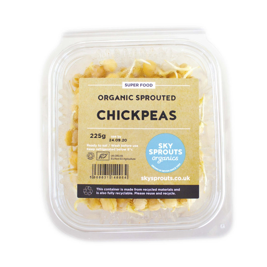 Sky Sprouts Chickpea 225g - Organic Delivery Company