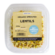 Load image into Gallery viewer, Sky Sprouts Lentils 100g - Organic Delivery Company
