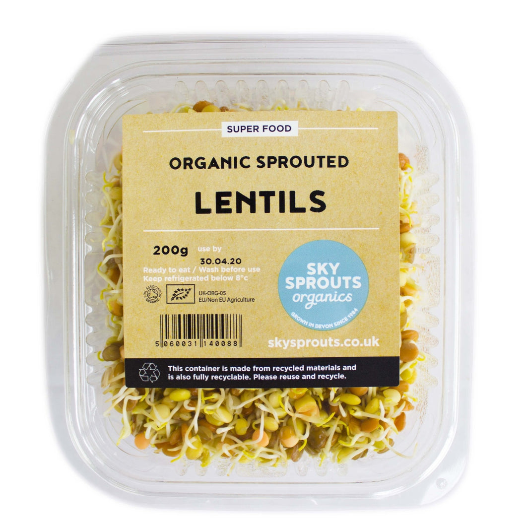 Sky Sprouts Lentils 100g - Organic Delivery Company