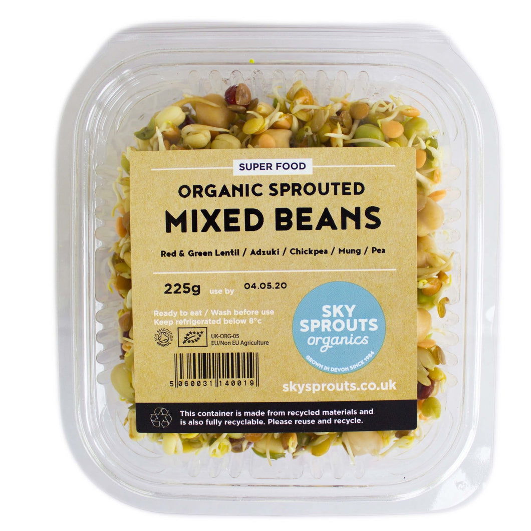 Sky Sprouts Mixed Bean 225g - Organic Delivery Company