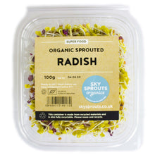 Load image into Gallery viewer, Sky Sprouts Radish 100g - Organic Delivery Company
