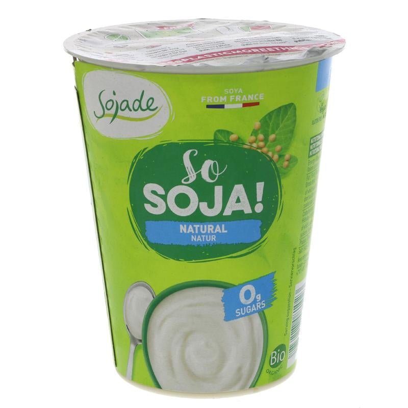 Sojade Natural Soya Yoghurt Bifidus 400g - Organic Delivery Company