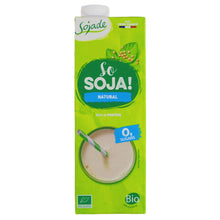 Load image into Gallery viewer, Sojade Soya Milk Natural 1ltr - Organic Delivery Company
