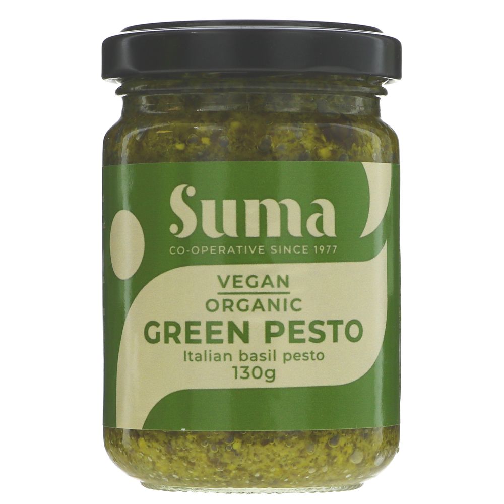 Suma Green Basil Pesto 130g - Organic Delivery Company