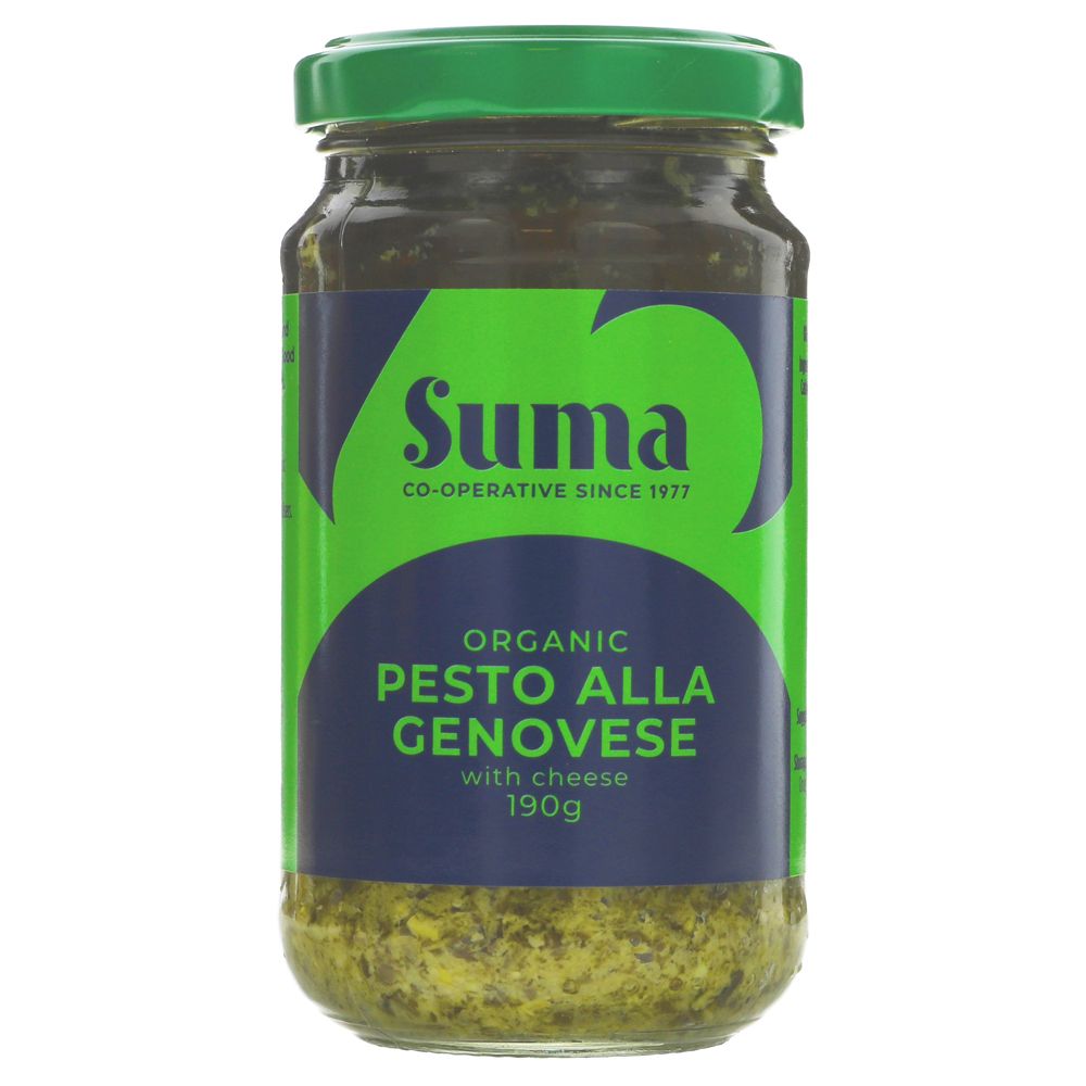 Suma Pesto Green Alla Genovese 190g - Organic Delivery Company