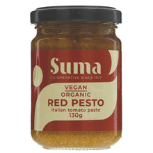 Load image into Gallery viewer, Suma Red Pesto - Sundried Tomatoes 130g - Organic Delivery Company
