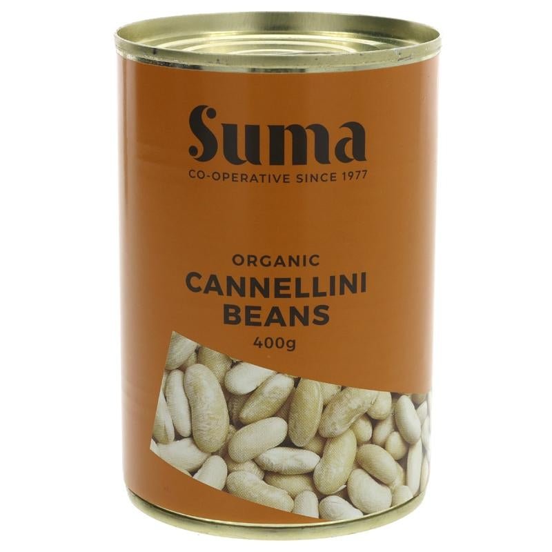 Suma Tinned Cannellini Beans 400g - Organic Delivery Company