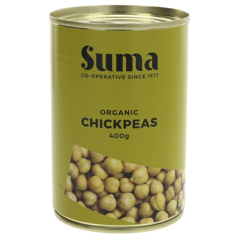 Suma Tinned Chickpeas 400g - Organic Delivery Company