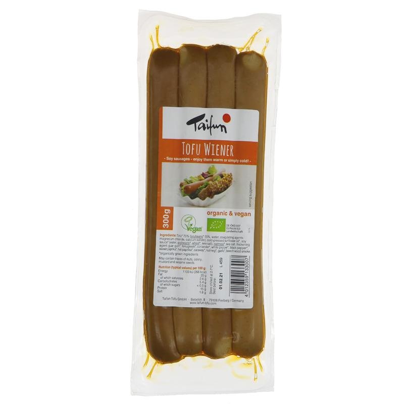 Taifun Weiner Frankfurter Sausages 300g - Organic Delivery Company