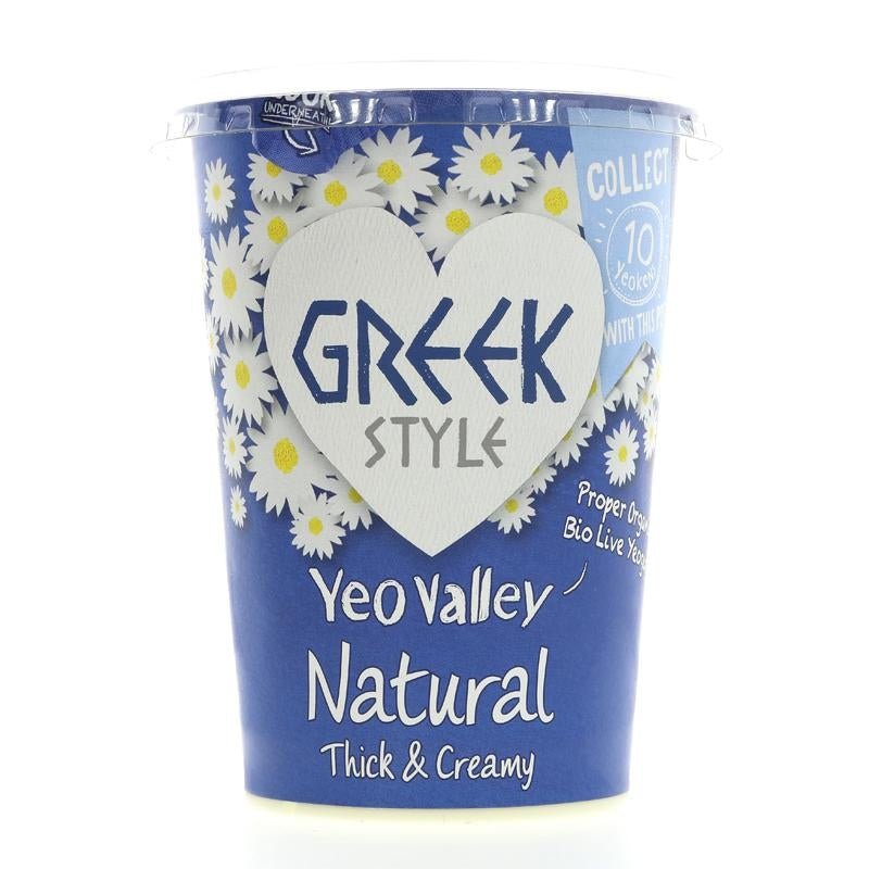 Yeo Valley Greek Style Yoghurt Natural 450g - Organic Delivery Company